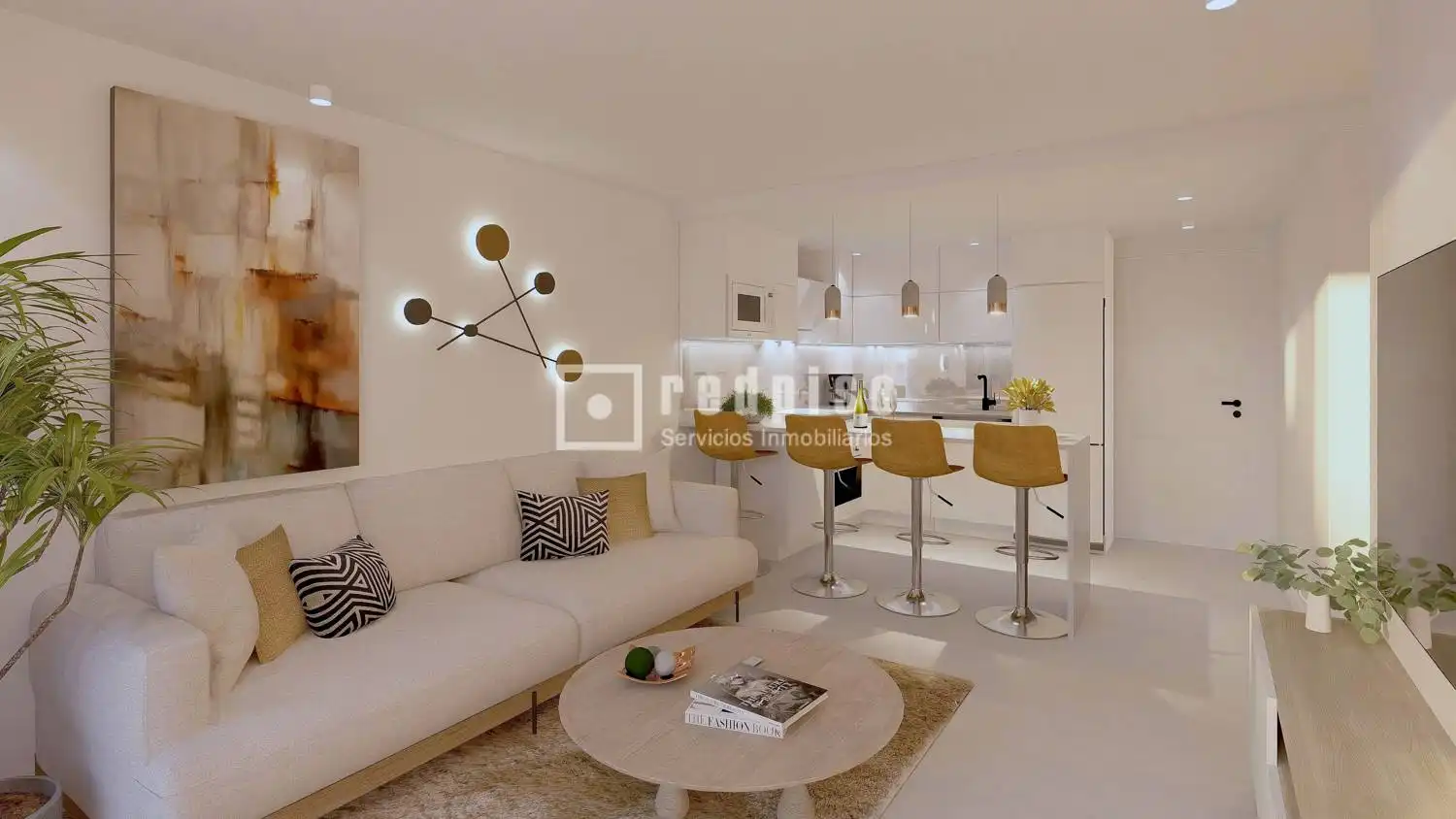 Sala de estar de Apartamento en venta en Rincón de la Victoria con Jardín privado, Terraza y Piscina