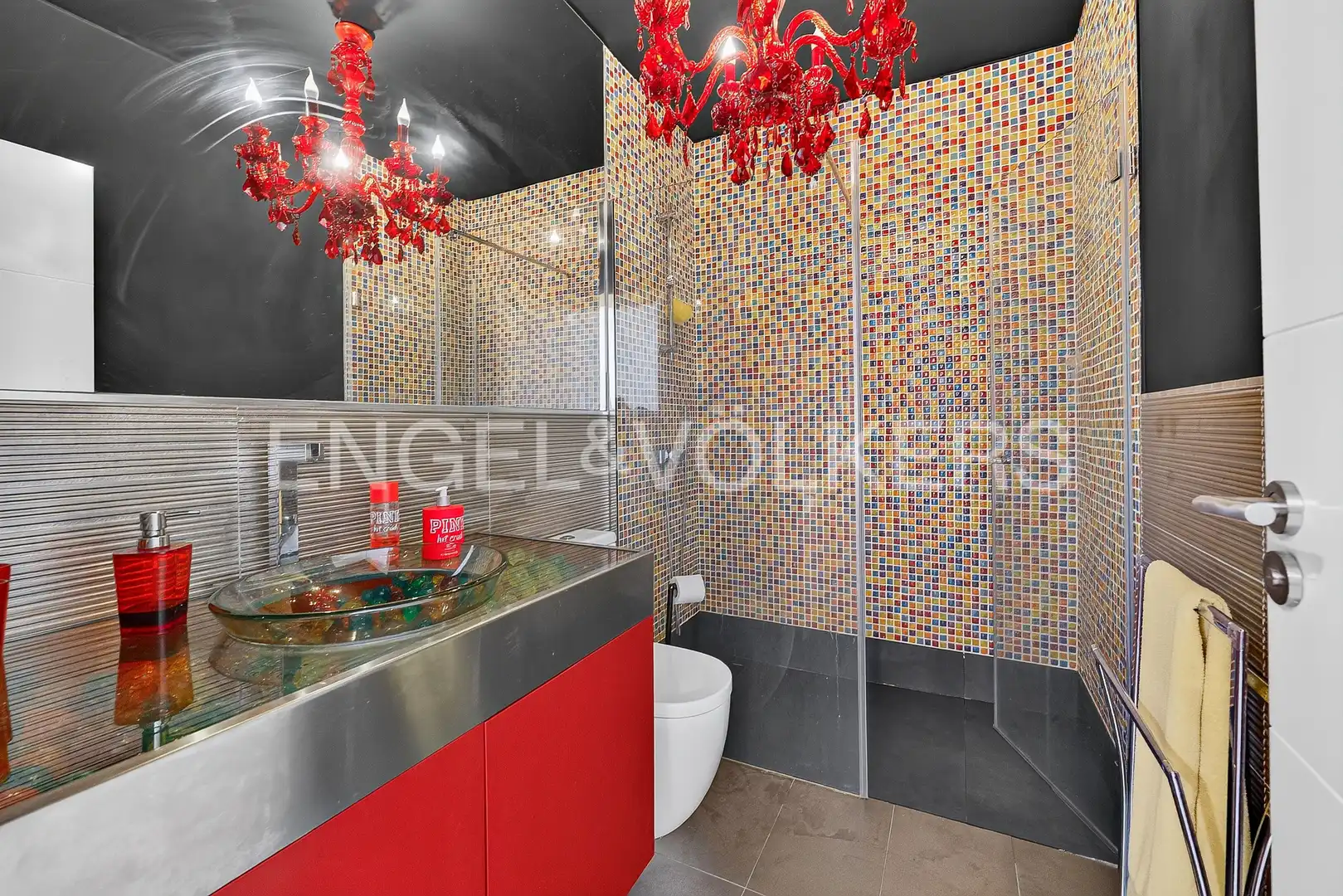 Badezimmer von Wohnung zum Verkauf in Adeje mit Klimaanlage, Terrasse und Schwimmbad