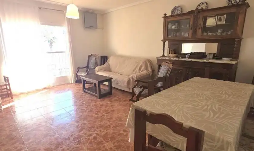 Wohnzimmer von Wohnung zum Verkauf in Carboneras mit Terrasse und Möbliert