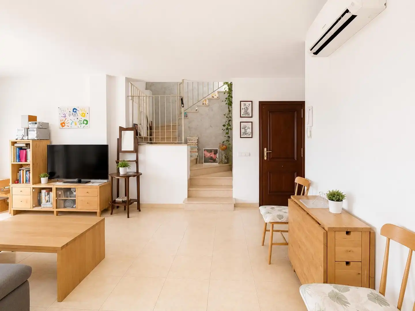 Sala d'estar de Àtic en venda en Llucmajor amb Aire condicionat, Terrassa i Balcó