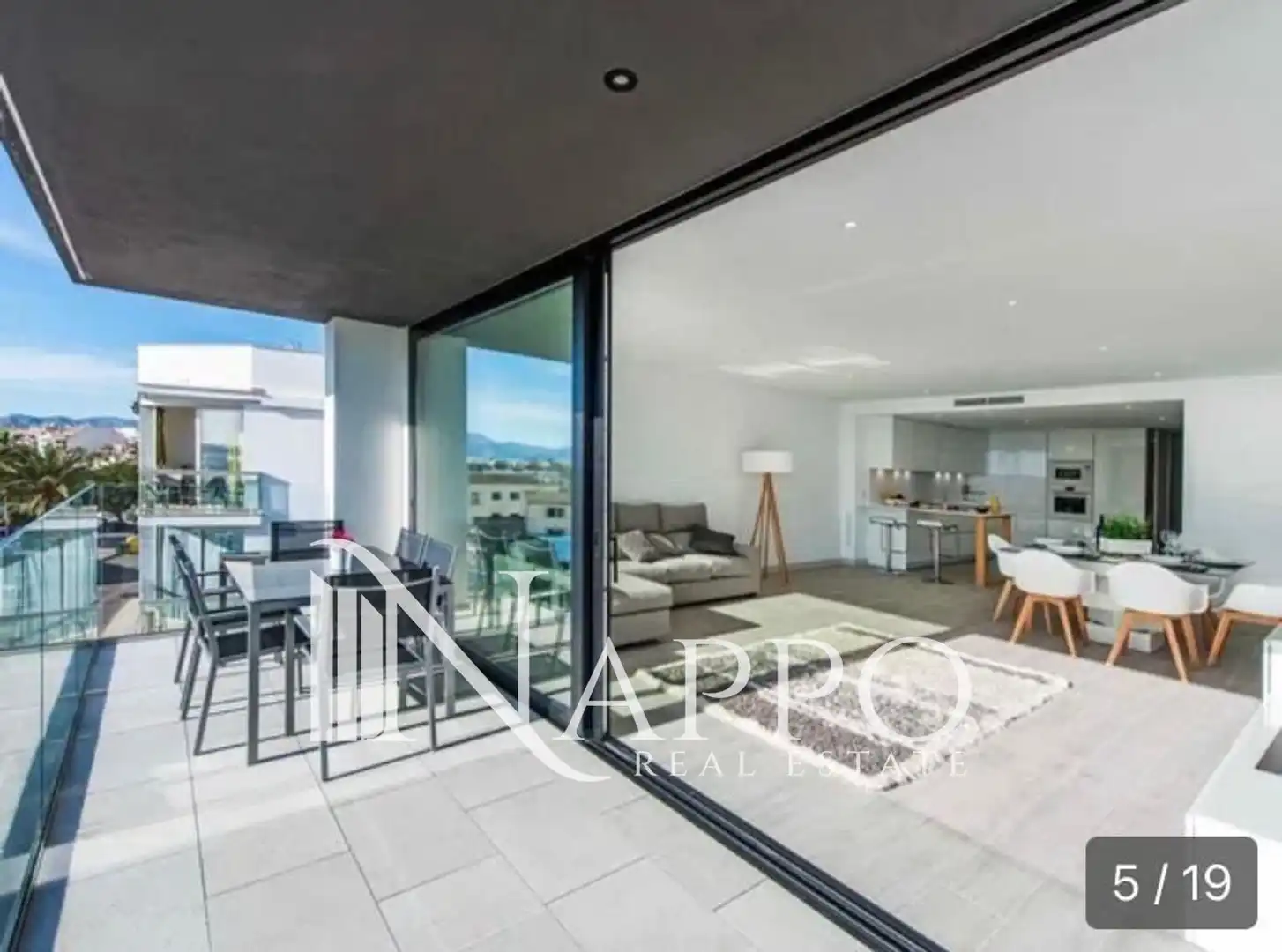 Terraza de Dúplex de alquiler en Alcúdia con Aire acondicionado, Calefacción y Terraza