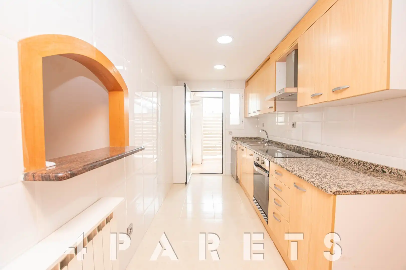 Kitchen of Flat for sale in Vilassar de Mar  with Heating, Parquet flooring and Oven