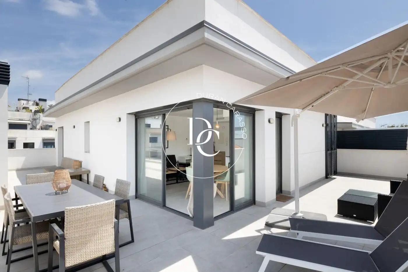 Terrasse von Maisonette zum Verkauf in Sitges mit Klimaanlage, Heizung und Terrasse