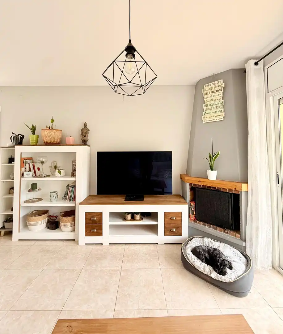 Sala de estar de Casa adosada en venta en Calafell con Calefacción, Jardín privado y Terraza