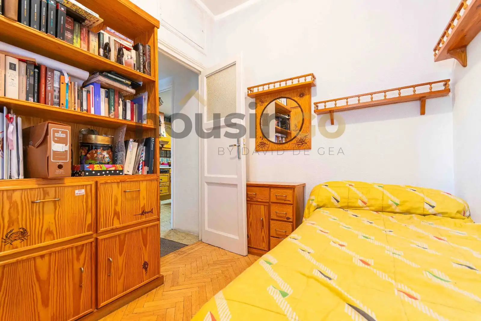 Bedroom of Flat for sale in Madrid  with Heating, Terrace and Storage room