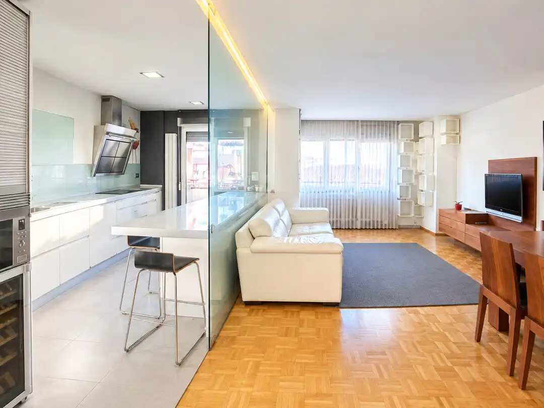 Sala de estar de Piso en venta en Vitoria - Gasteiz con Terraza y Trastero