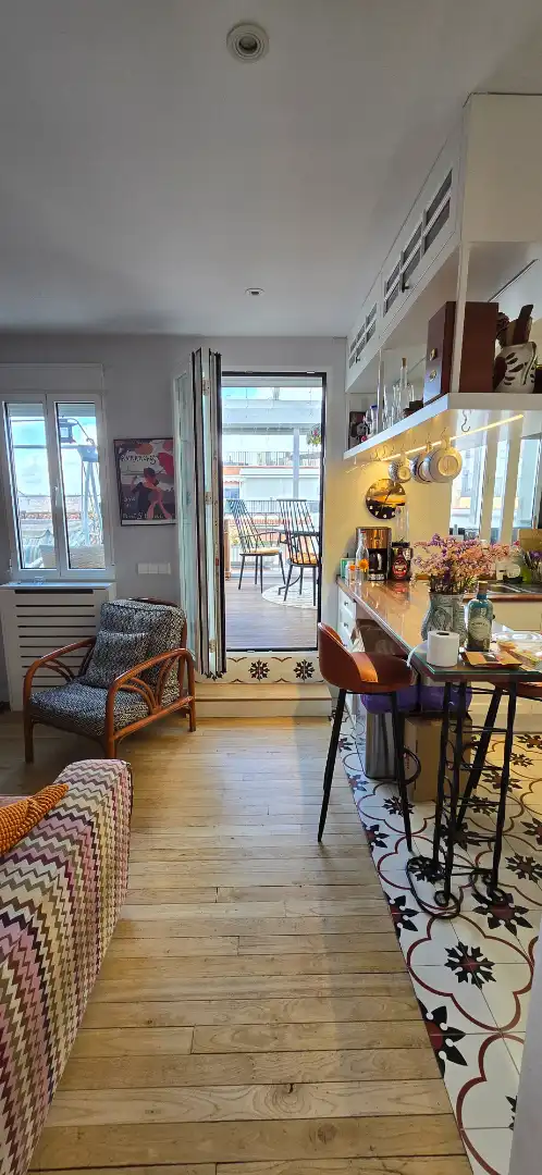 Terraza de Ático en venta en Madrid con Aire acondicionado, Calefacción y Parquet