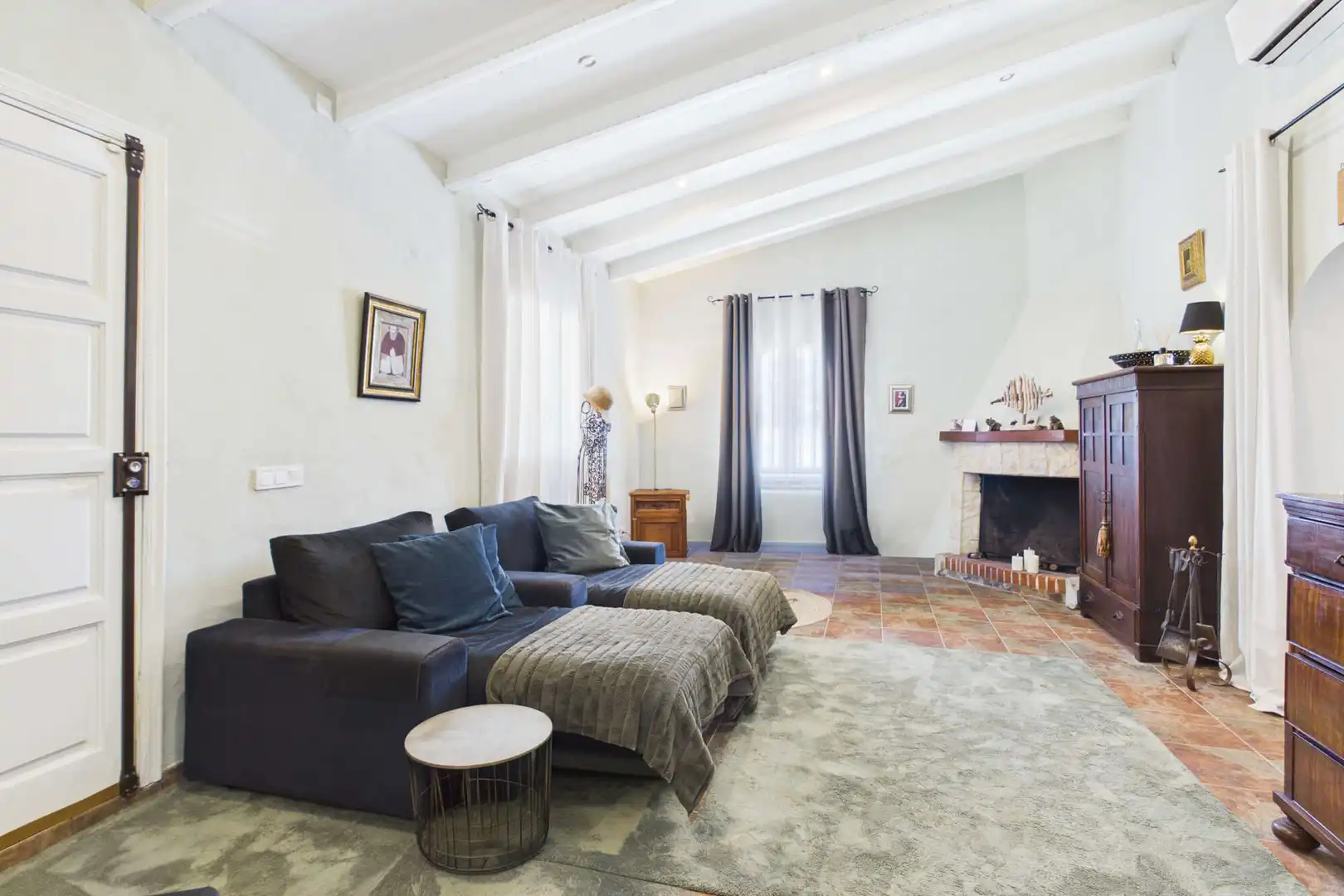 Sala de estar de Finca rústica en venta en Archena con Aire acondicionado, Calefacción y Terraza