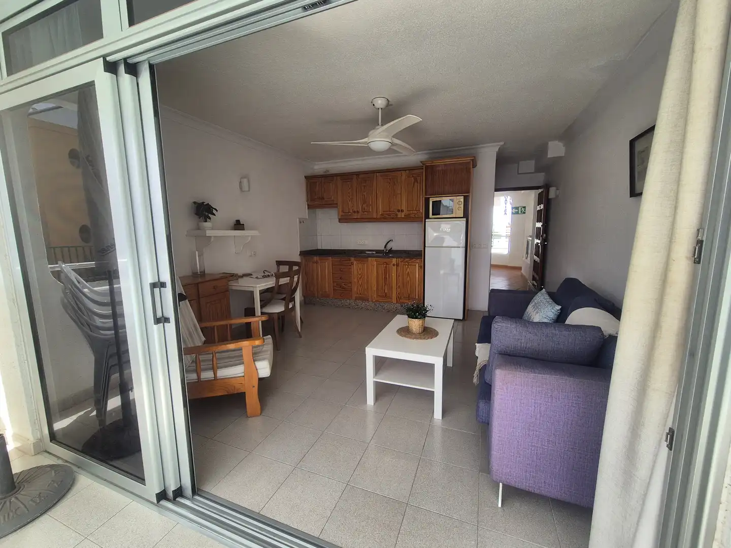 Küche von Wohnungen zur Miete in San Bartolomé de Tirajana mit Privatgarten, Terrasse und Schwimmbad