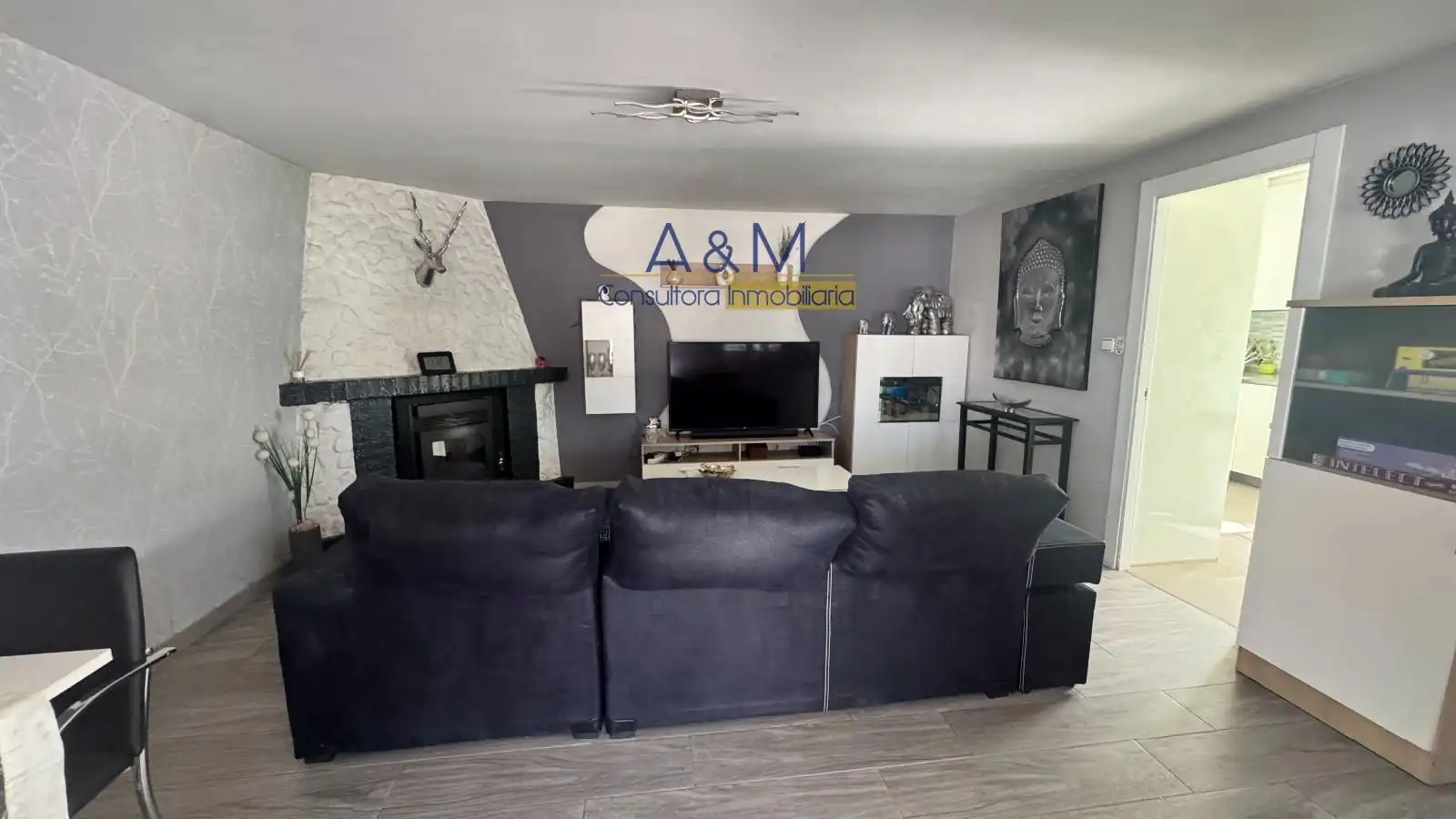 Sala de estar de Casa o chalet en venta en Viana de Cega con Calefacción, Amueblado y Horno