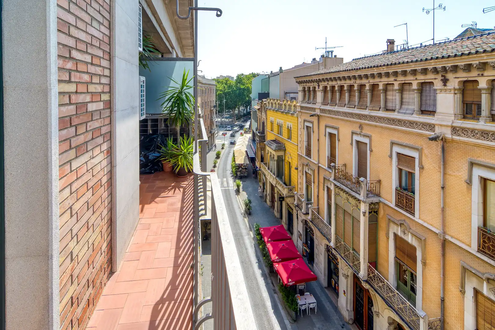 Terrasse von Wohnung zum Verkauf in Figueres mit Klimaanlage, Heizung und Balkon