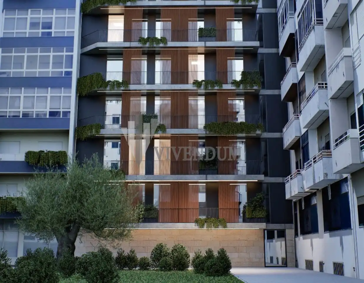 Vista exterior de Pis en venda en Vigo  amb Aire condicionat, Calefacció i Terrassa
