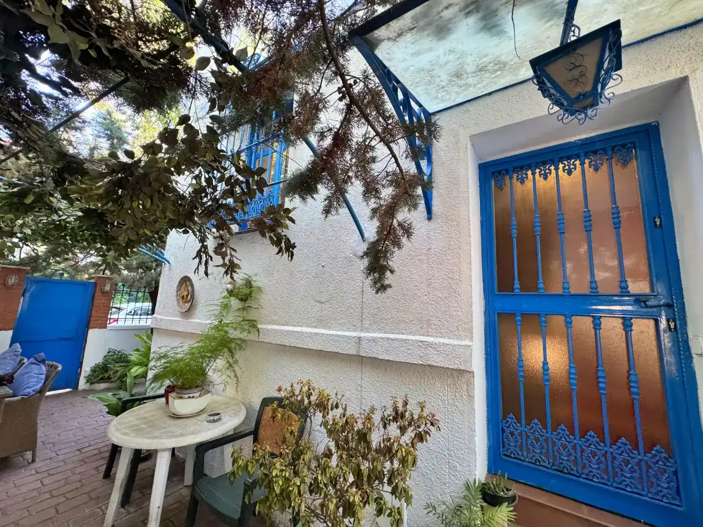 Vista exterior de Pis en venda en Madrid amb Aire condicionat, Jardí privat i Parquet