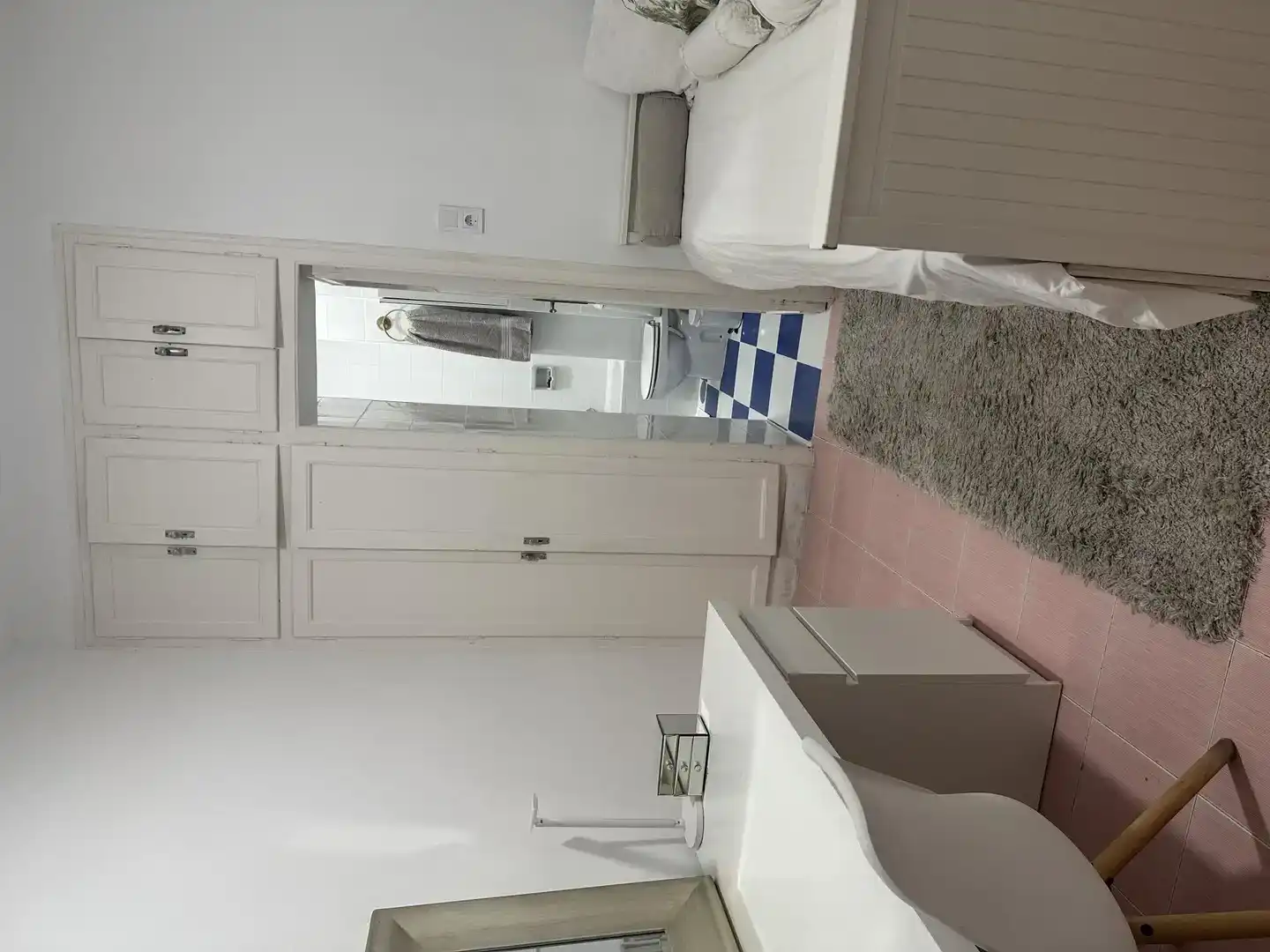 Badezimmer von Wohnung zur Miete in  Madrid Capital mit Klimaanlage