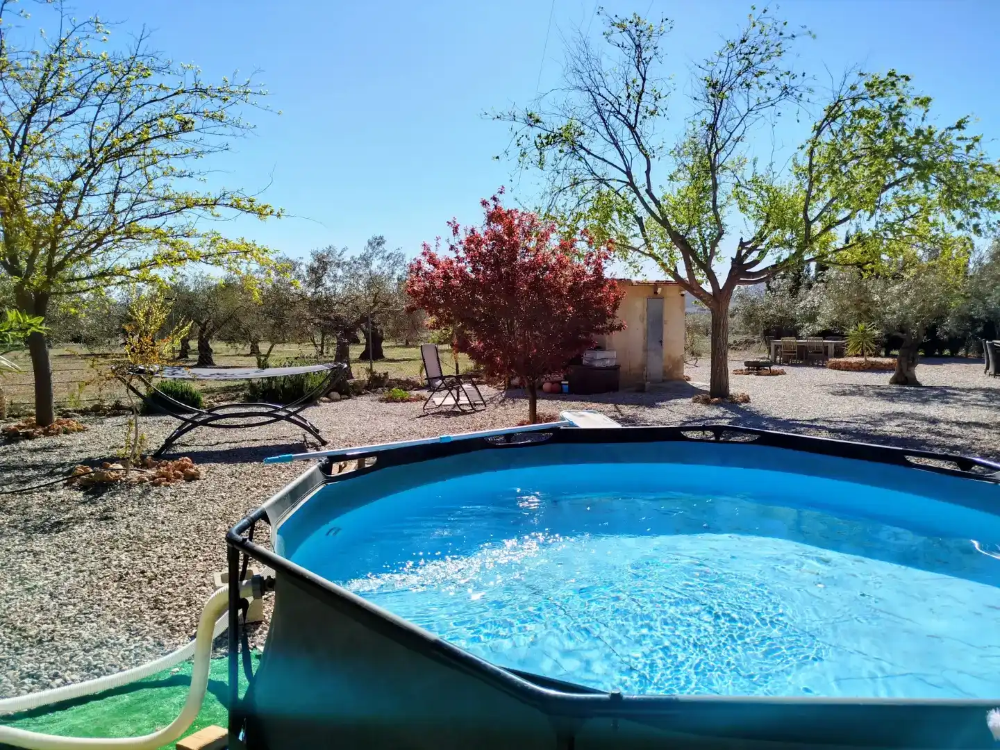 Piscina de Finca rústica en venta en Caudete con Aire acondicionado y Piscina