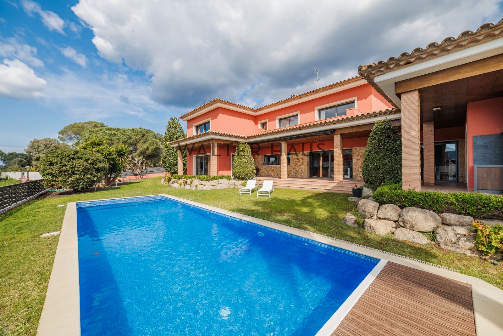 Garden of Single-family semi-detached for sale in Santa Cristina d'Aro  with Air Conditioner, Heating and Private garden
