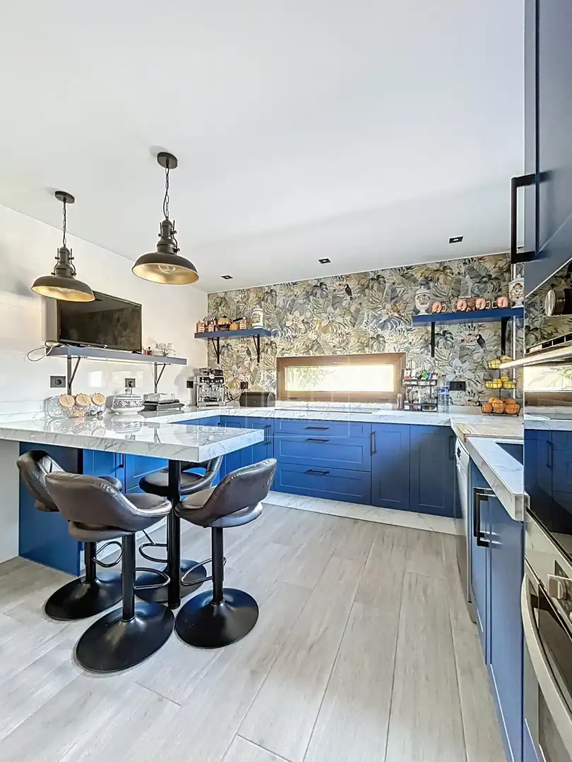 Cocina de Casa o chalet en venta en Vegas del Genil con Aire acondicionado, Jardín privado y Terraza