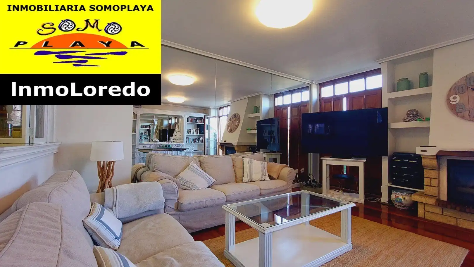 Wohnzimmer von Haus oder Chalet zum Verkauf in Ribamontán al Mar mit Heizung, Terrasse und Gemeinschaftspool