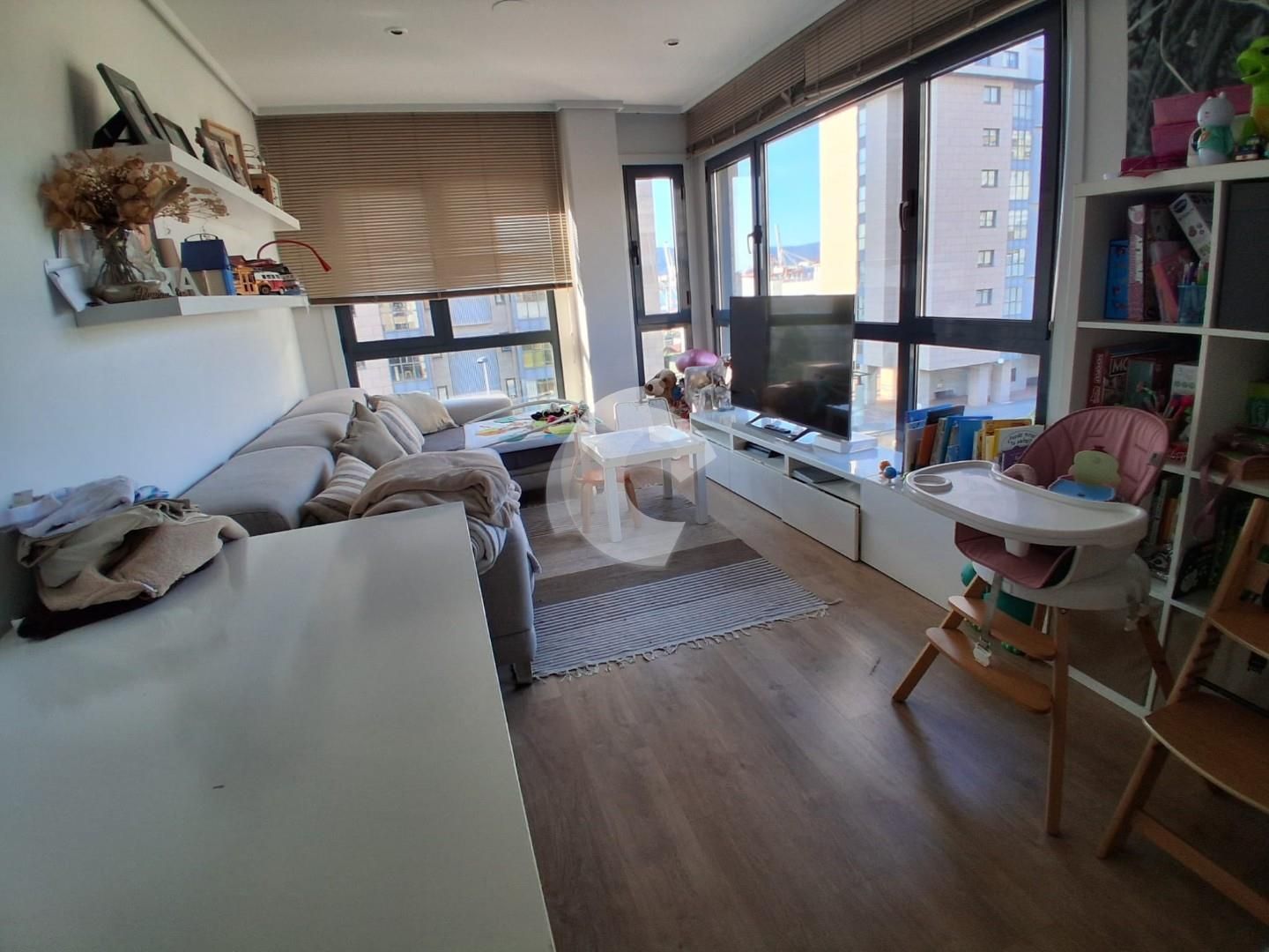 Sala d'estar de Pis en venda en Vigo 