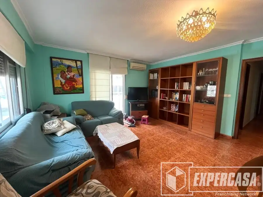 Sala de estar de Piso en venta en Valencia con Aire acondicionado y Terraza