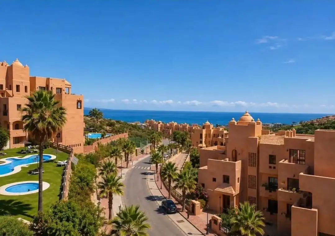 Apartament amb piscina en venda a Manilva Pueblo