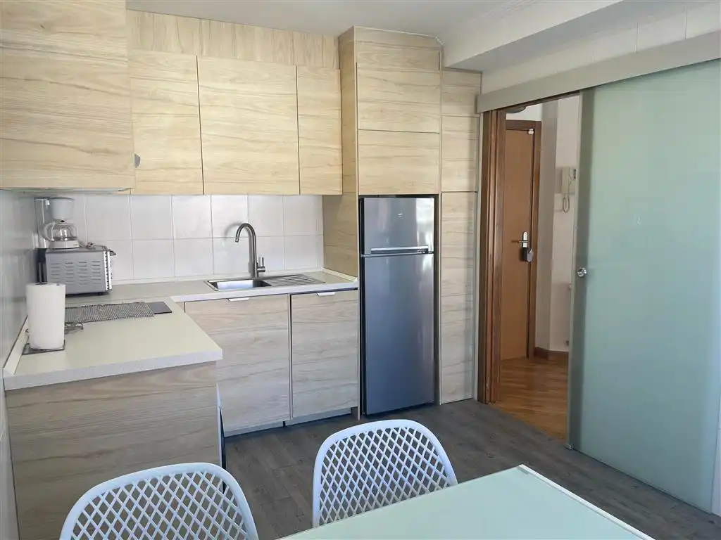 Cuina de Dúplex de lloguer amb opció a compra en San Vicente de la Barquera amb Calefacció, Parquet i Piscina