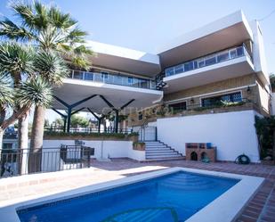 Exterior view of House or chalet to rent in Málaga Capital  with Air Conditioner, Terrace and Swimming Pool