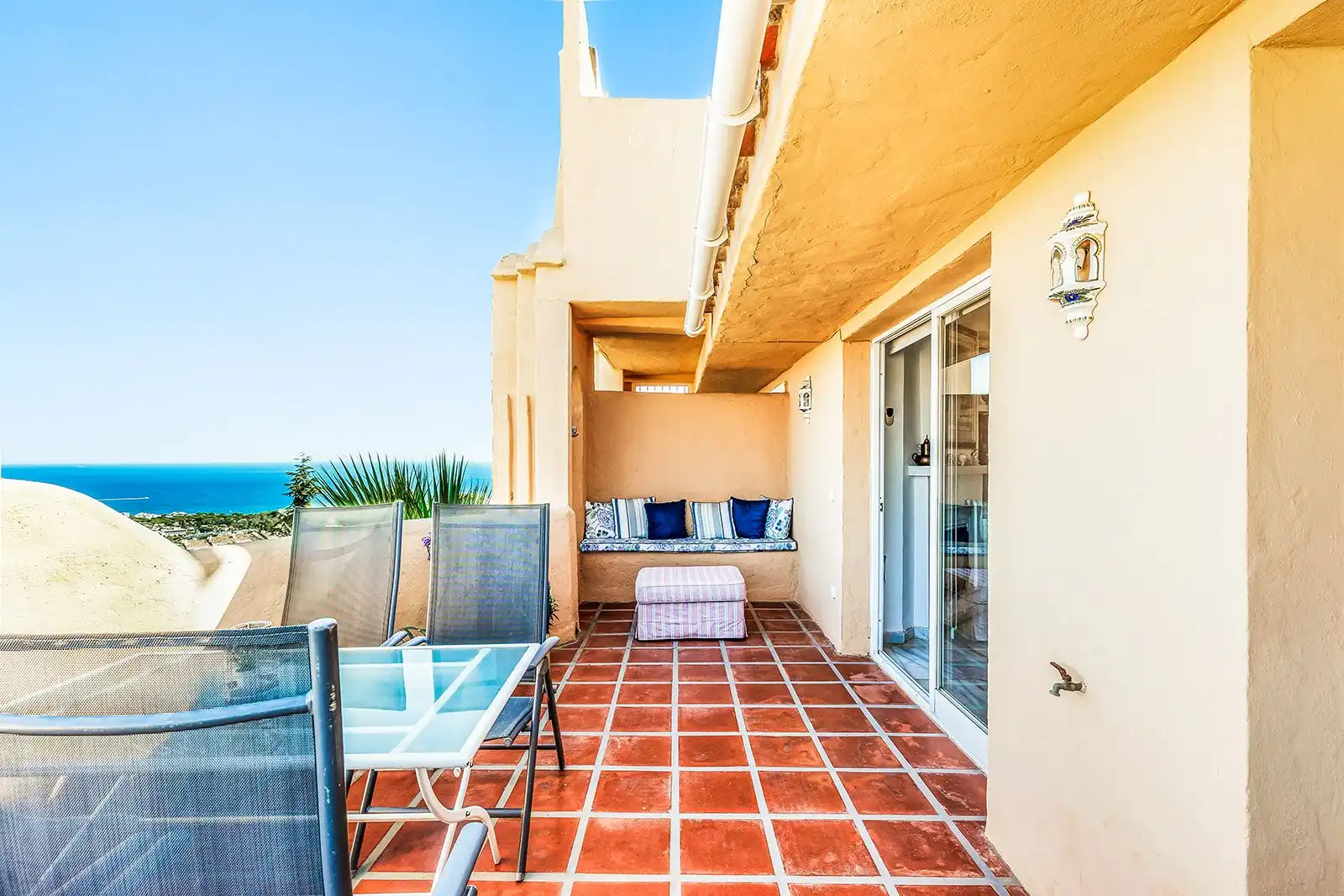 Terrassa de Apartament en venda en Mijas amb Terrassa, Moblat i Balcó