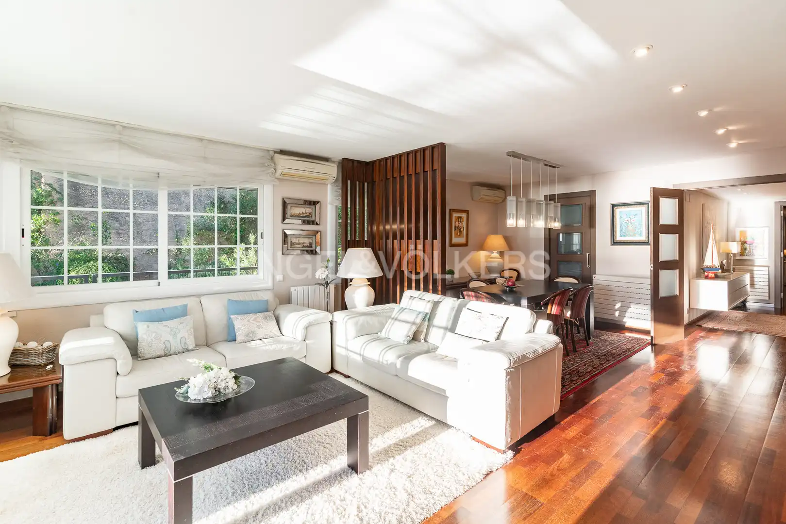 Living room of Flat for rent in Caldes d'Estrac  with Air Conditioner, Heating and Private garden
