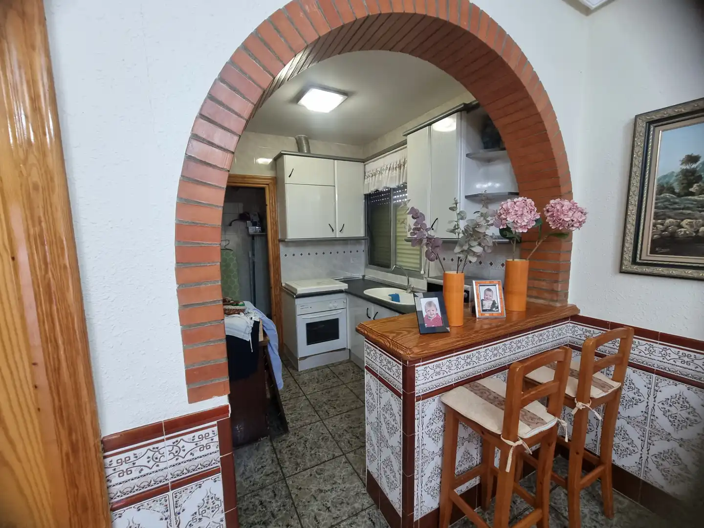 Cocina de Finca rústica en venta en Pechina con Aire acondicionado, Calefacción y Jardín privado