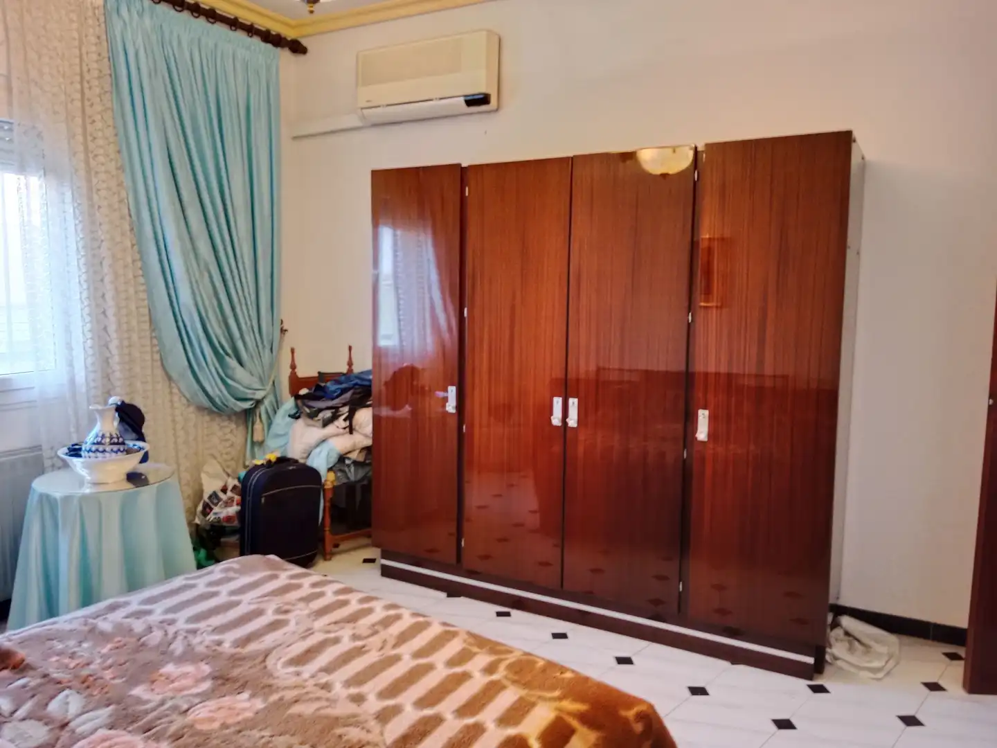 Schlafzimmer von Einfamilien-Reihenhaus zum Verkauf in Lahiguera mit Klimaanlage, Terrasse und Abstellraum