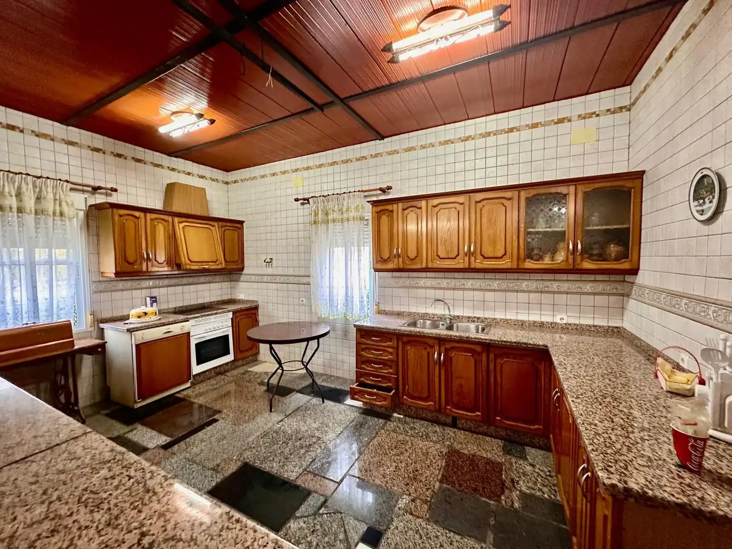 Cocina de Finca rústica en venta en Peñarroya-Pueblonuevo con Jardín privado, Trastero y Piscina