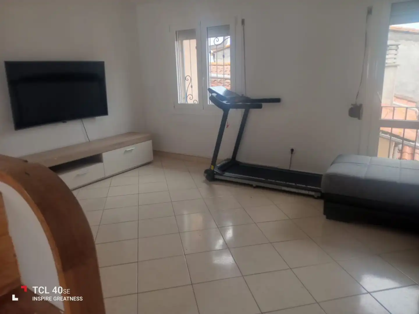 Sala de estar de Casa adosada en venta en Centre