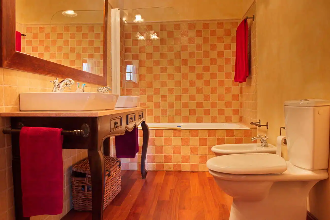 Baño de Casa o chalet en venta en Camprodon con Calefacción, Jardín privado y Parquet