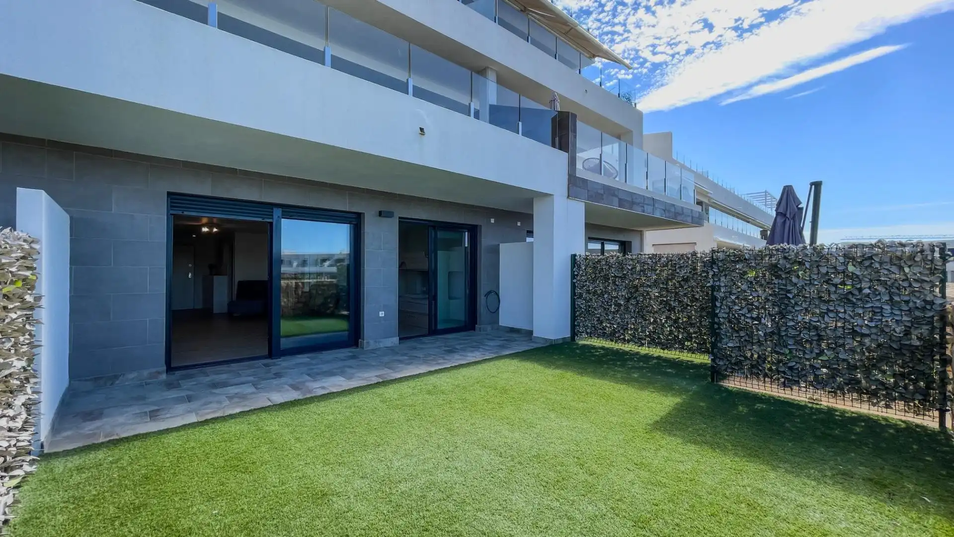 Terrasse von Dachboden zum Verkauf in Finestrat mit Klimaanlage, Terrasse und Möbliert
