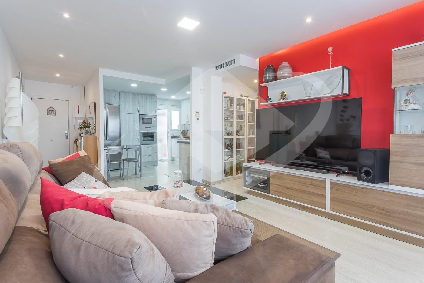 Living room of Flat for sale in Sabadell  with Air Conditioner, Heating and Balcony