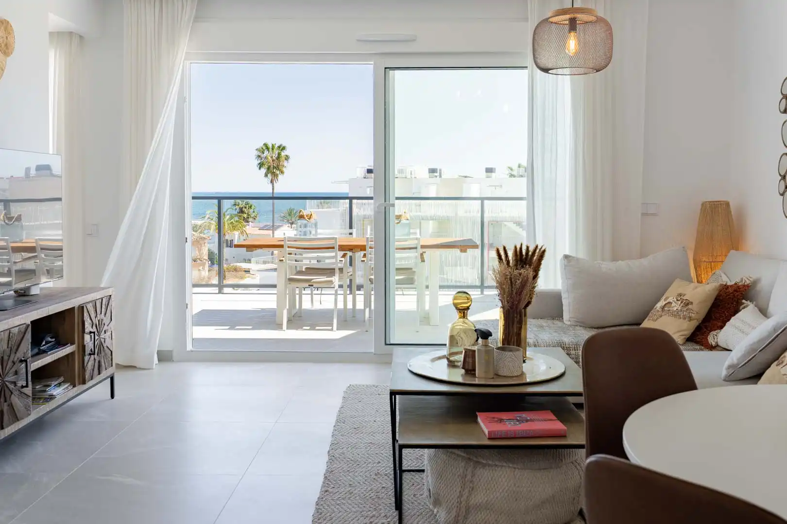 Sala de estar de Apartamento en venta en Dénia