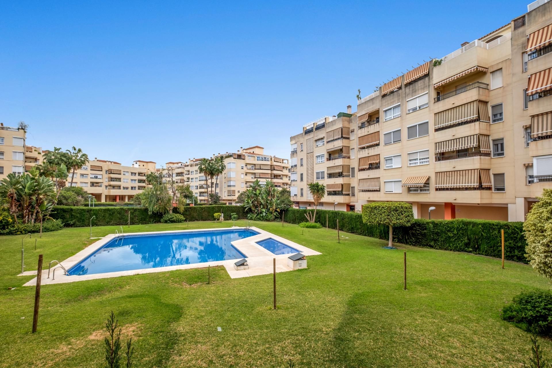 Swimming pool of Flat for sale in Málaga Capital  with Terrace, Storage room and Balcony