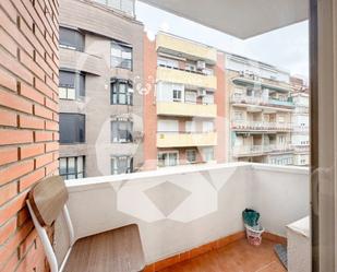 Balcony of Flat to rent in  Madrid Capital  with Heating, Terrace and Furnished