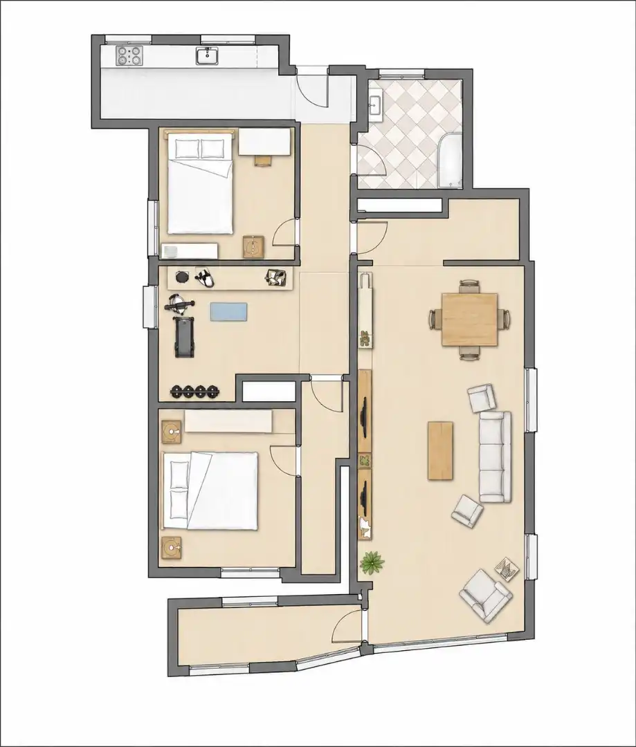 Piso en venta en Calle Parque del Teide, 4, Parque Lisboa - La Paz