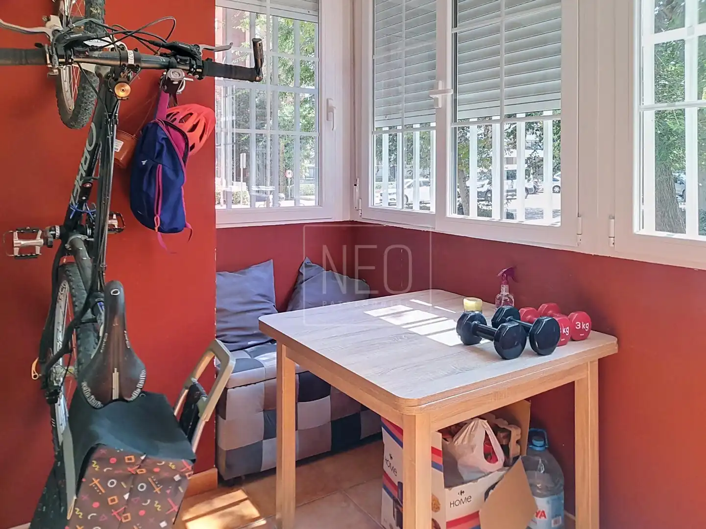 Comedor de Planta baja en venta en Madrid con Calefacción, Parquet y Terraza
