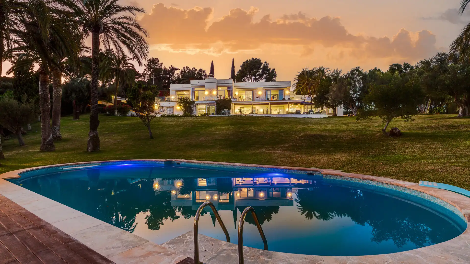Jardín de Casa o chalet en venta en  Palma de Mallorca con Aire acondicionado, Calefacción y Parquet