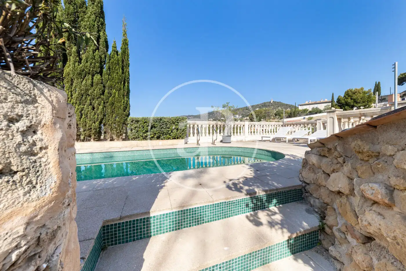 Piscina de Casa o xalet de lloguer en  Palma de Mallorca amb Aire condicionat, Calefacció i Jardí privat