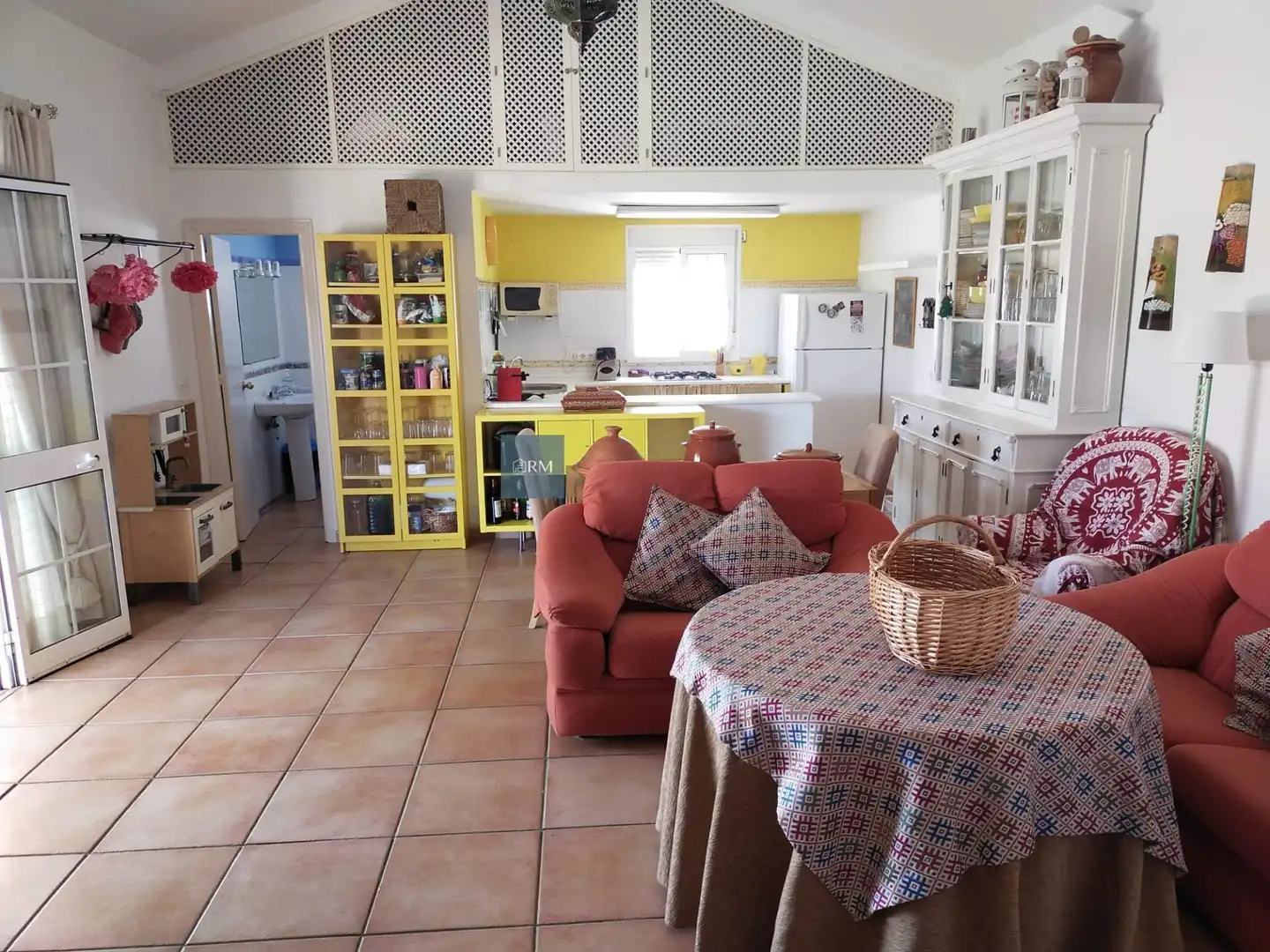 Cocina de Casa o chalet de alquiler en Sanlúcar de Barrameda con Aire acondicionado