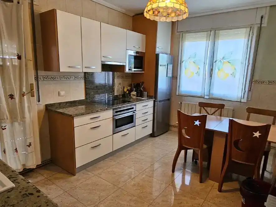 Kitchen of Flat for rent in  Pamplona / Iruña  with Parquet flooring, Storage room and Furnished
