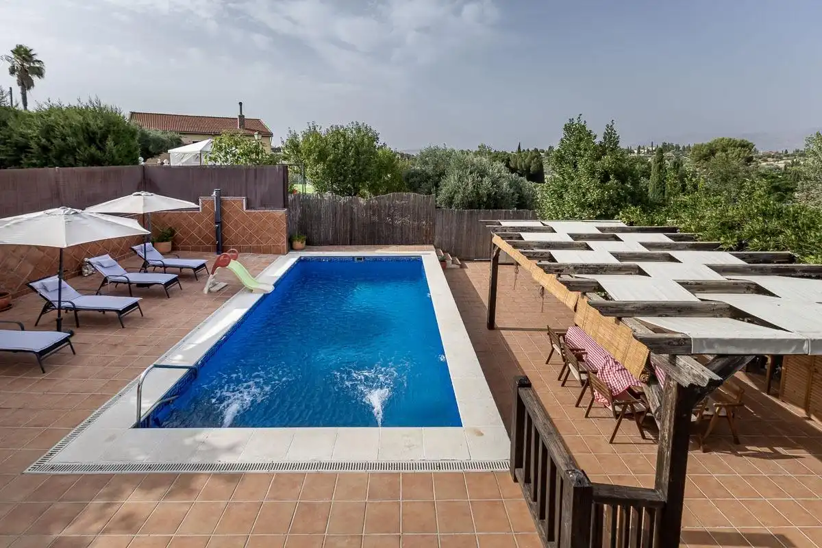 Piscina de Casa o chalet en venta en Las Gabias con Jardín privado, Terraza y Piscina