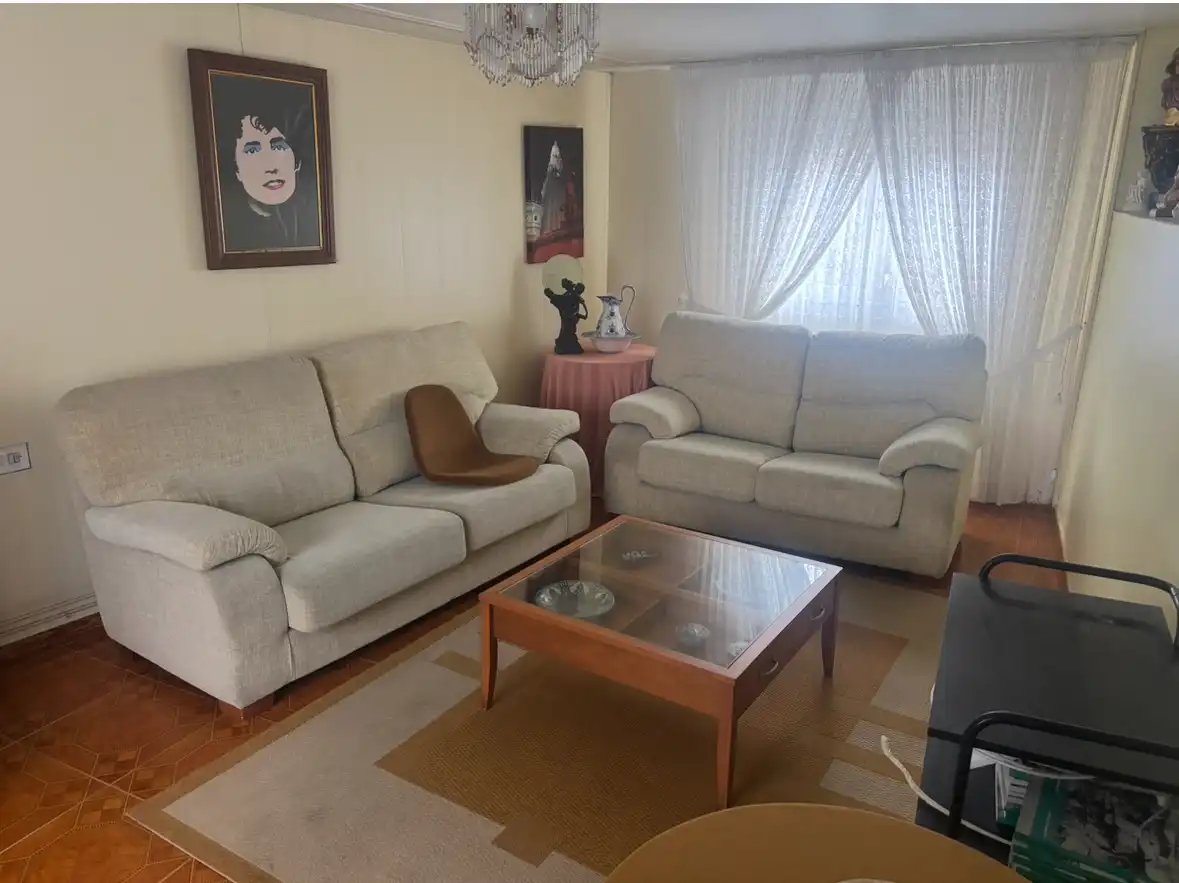 Living room of Houses for sale in Santiago de Compostela   with Heating, Private garden and Terrace
