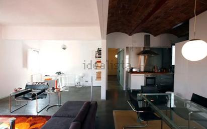 Living room of Flat to rent in  Barcelona Capital  with Heating, Terrace and Furnished