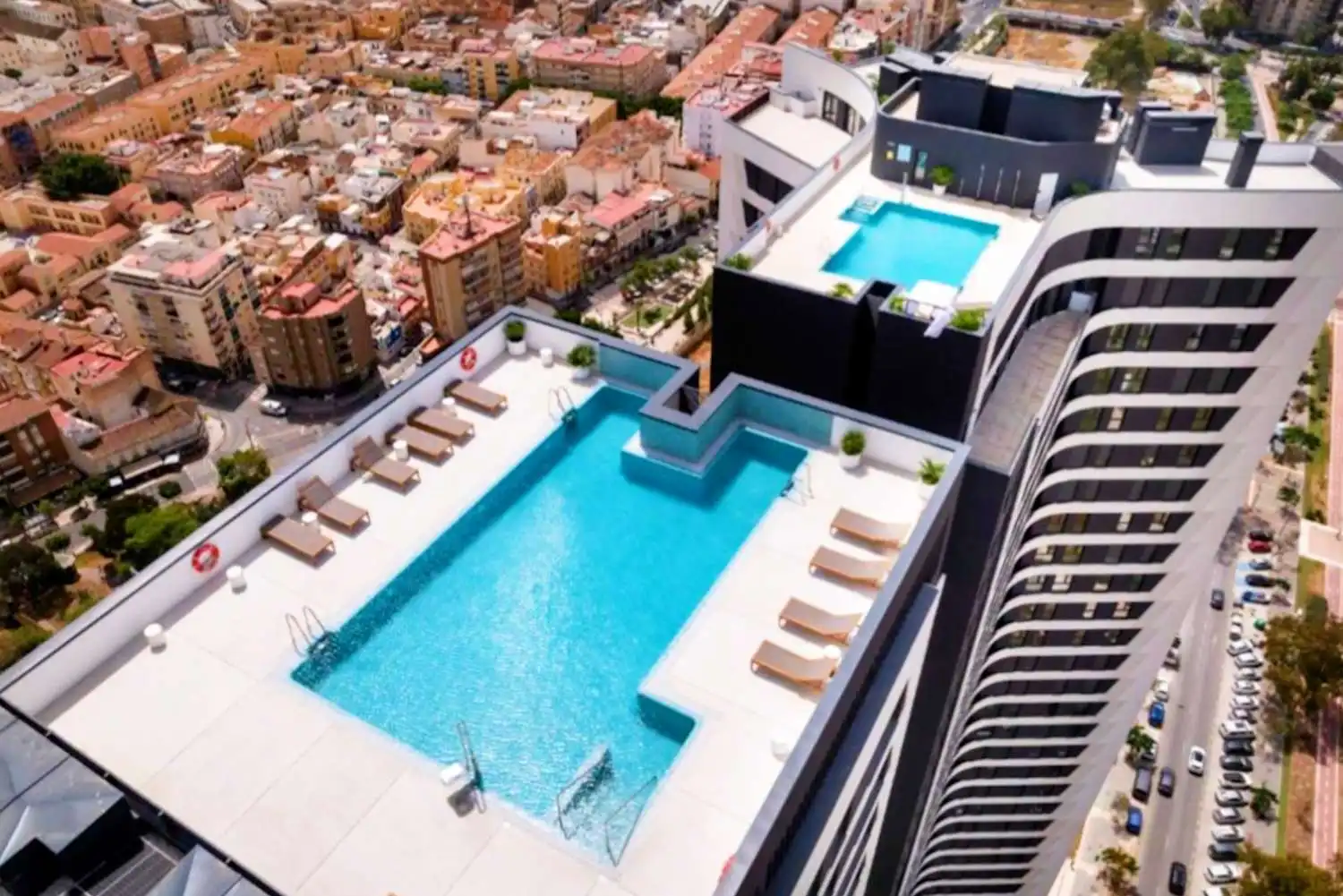 Piscina de Pis de lloguer en Málaga amb Aire condicionat, Piscina i Moblat