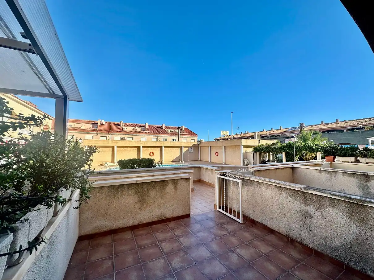 Terrassa de Casa adosada en venda en Santa Pola amb Aire condicionat, Jardí privat i Terrassa